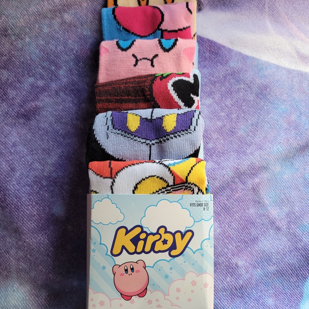 New in box Kirby socks